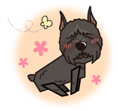 iinu - Bouvier des Flandres sticker #12919718