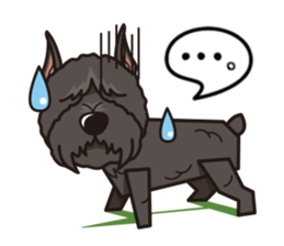 iinu - Bouvier des Flandres sticker #12919720