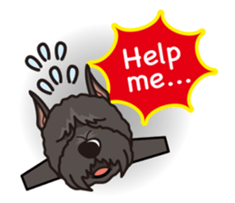 iinu - Bouvier des Flandres sticker #12919722