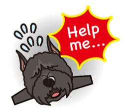 iinu - Bouvier des Flandres sticker #12919722