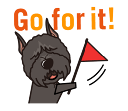 iinu - Bouvier des Flandres sticker #12919724