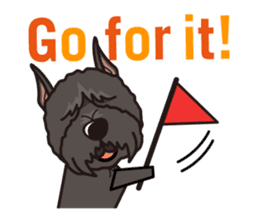 iinu - Bouvier des Flandres sticker #12919724