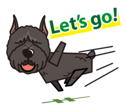 iinu - Bouvier des Flandres sticker #12919725