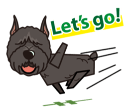 iinu - Bouvier des Flandres sticker #12919725