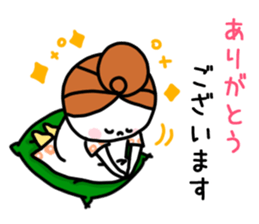 Girl and Kupan sticker #12920131