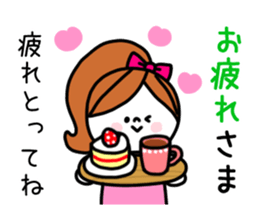 Girl and Kupan sticker #12920138