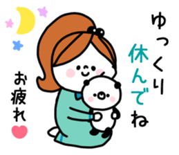 Girl and Kupan sticker #12920139