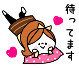 Girl and Kupan sticker #12920159