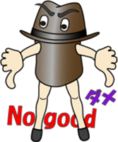 Hat-Hat Mr.Hat (1) sticker #12920168