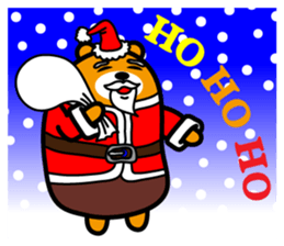 Liu-Lang Bear-Merry Christmas sticker #12921566