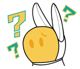 Space and rabbits sticker #12921687