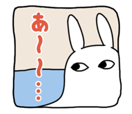 Space and rabbits sticker #12921697