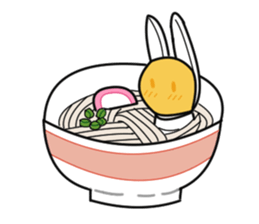 Space and rabbits sticker #12921719