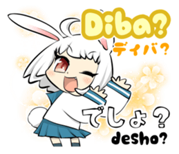 Philippines Tagalog Sailor School Girl sticker #12922417