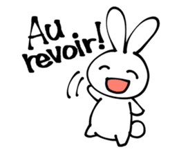 France rabbit Robert sticker #12922448