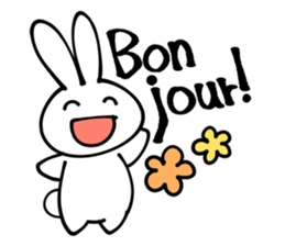 France rabbit Robert sticker #12922453
