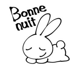 France rabbit Robert sticker #12922454