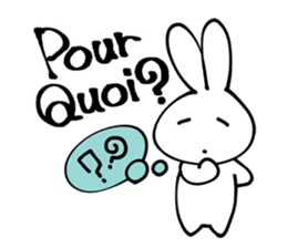 France rabbit Robert sticker #12922457