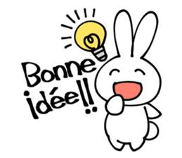 France rabbit Robert sticker #12922461