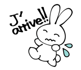 France rabbit Robert sticker #12922468