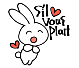 France rabbit Robert sticker #12922471