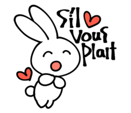 France rabbit Robert sticker #12922471