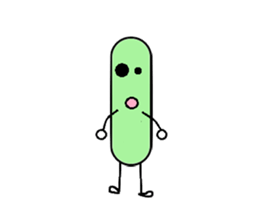 Bean Cucumber Water drop sticker #12922900