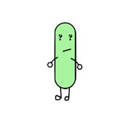 Bean Cucumber Water drop sticker #12922905