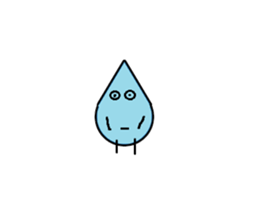 Bean Cucumber Water drop sticker #12922913