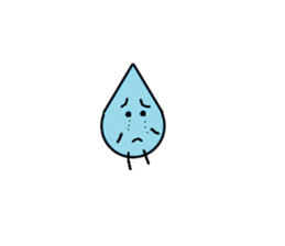 Bean Cucumber Water drop sticker #12922915