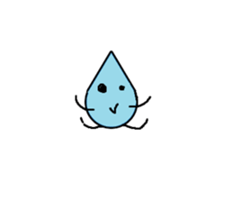 Bean Cucumber Water drop sticker #12922918