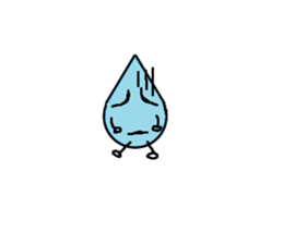 Bean Cucumber Water drop sticker #12922921