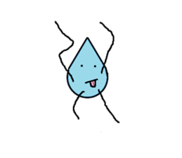 Bean Cucumber Water drop sticker #12922922