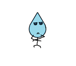 Bean Cucumber Water drop sticker #12922924