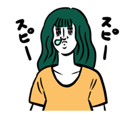 Cod roe lips girls sticker #12923493