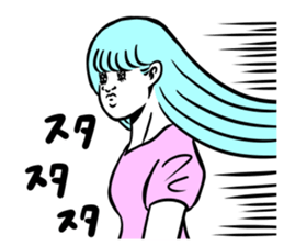 Cod roe lips girls sticker #12923500