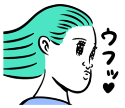 Cod roe lips girls sticker #12923511