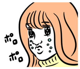 Cod roe lips girls sticker #12923519