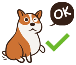 Corgi NANA Multilingual sticker #12923544