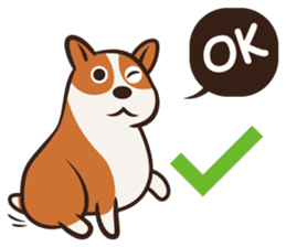 Corgi NANA Multilingual sticker #12923544