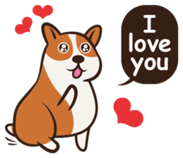 Corgi NANA Multilingual sticker #12923545