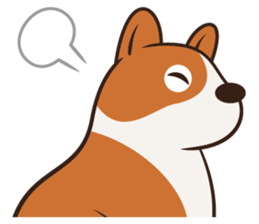 Corgi NANA Multilingual sticker #12923562