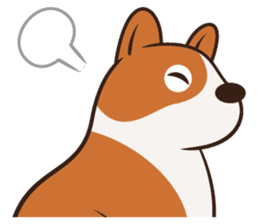 Corgi NANA Multilingual sticker #12923562