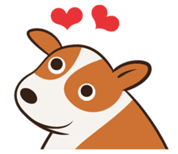 Corgi NANA Multilingual sticker #12923563