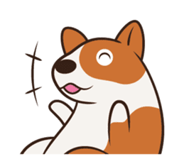 Corgi NANA Multilingual sticker #12923565