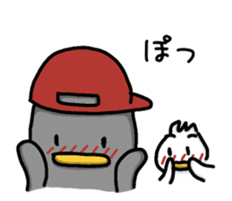 Pen-pen and Pea-kun 2 sticker #12923587