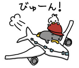 Pen-pen and Pea-kun 2 sticker #12923595