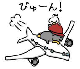 Pen-pen and Pea-kun 2 sticker #12923595