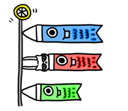 cat with sunglasses all seasons sticker #12923778