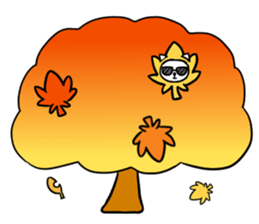 cat with sunglasses all seasons sticker #12923797